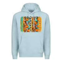 Blue Mist fall pumpkin brushstroke Premium Hoodie - BundleAndBundleShop