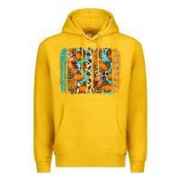 Lemon fall pumpkin brushstroke Premium Hoodie - BundleAndBundleShop
