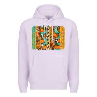 Lilac fall pumpkin brushstroke Premium Hoodie - BundleAndBundleShop
