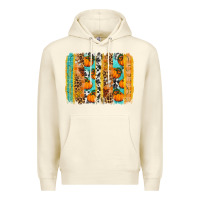 Sandshell fall pumpkin brushstroke Premium Hoodie - BundleAndBundleShop