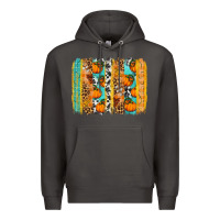 Smoke fall pumpkin brushstroke Premium Hoodie - BundleAndBundleShop