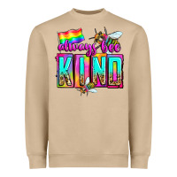 Mushroom always bee kind Heavyweight Sweatshirt - Zillion Design Studio