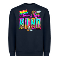 Navy always bee kind Heavyweight Sweatshirt - Zillion Design Studio