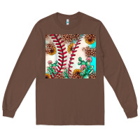Chestnut baseball leopard turquoise cactus sunflower Long Sleeve Tee - JahusDesignShop