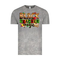 Cloud Rock Black Teacher magic juneteenth Vintage Tee - Zillion Design Studio
