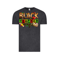 Vintage Black Black Teacher magic juneteenth Vintage Tee - Zillion Design Studio