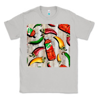 Moon Dust mexican chili and pepper seamless pattern Classic Tee - BundleAndBundleShop