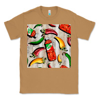 Toasted Coconut mexican chili and pepper seamless pattern Classic Tee - BundleAndBundleShop