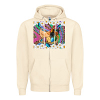Sandshell easter farm chicken chick rooster daisys butterfly sunflower eggs glit Zipper Hoodie - Artiststas