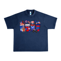 Navy 4th of July coffee drinks Urban Heavy Tee - Neo Western