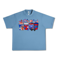 Pebble Blue 4th of July coffee drinks Urban Heavy Tee - Neo Western