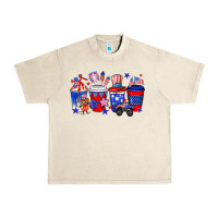 Sandshell 4th of July coffee drinks Urban Heavy Tee - Neo Western