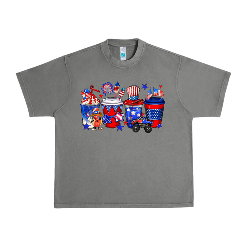 4th Of July Coffee Drinks Urban Heavy Tee by Neo Western | Teevron