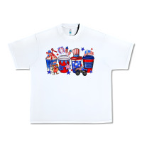 White 4th of July coffee drinks Urban Heavy Tee - Neo Western