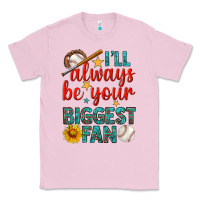 Bubblegum Pink i'll always be your biggest fan baseball Classic Tee - BundleAndBundleShop