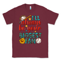 Burgundy i'll always be your biggest fan baseball Classic Tee - BundleAndBundleShop