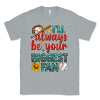 Heather Grey i'll always be your biggest fan baseball Classic Tee - BundleAndBundleShop