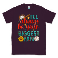 Plum i'll always be your biggest fan baseball Classic Tee - BundleAndBundleShop