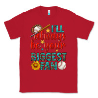 Red i'll always be your biggest fan baseball Classic Tee - BundleAndBundleShop