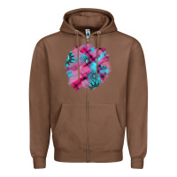 Chestnut v.d gemstone's patches Zipper Hoodie - AdoDesignShop
