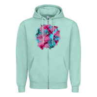 Seafoam v.d gemstone's patches Zipper Hoodie - AdoDesignShop