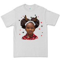 Dove Grey christmas african girl Premium Tee - BarkalooDesign