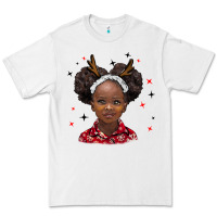 Christmas African Girl Premium Tee | Teevron