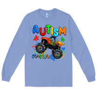 Colony Blue autism crusher Long Sleeve Tee - AdoDesignShop