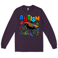 Plum autism crusher Long Sleeve Tee - AdoDesignShop