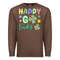 Chestnut happy go lucky Premium Sweatshirt - MaliasSmallBusiness