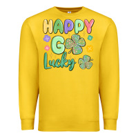 Lemon happy go lucky Premium Sweatshirt - MaliasSmallBusiness
