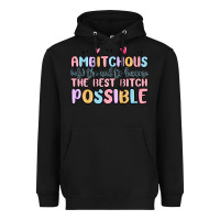 Black ambitchous (adj.) the need to become the best bitc Heavyweight Hoodie - MaliasSmallBusiness