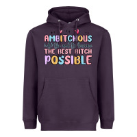 Plum ambitchous (adj.) the need to become the best bitc Heavyweight Hoodie - MaliasSmallBusiness