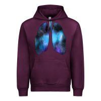 Mauve Wine white lungs Urban Hoodie - Bettercallsaul