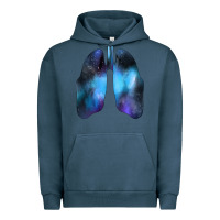 Pigment Midnight Navy white lungs Urban Hoodie - Bettercallsaul