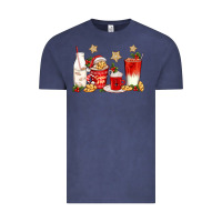Vintage Denim santa fuel coffee cups Vintage Tee - texasbilliewilder