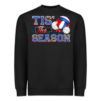 Black tis' the season volleyball Heavyweight Sweatshirt - Zillion Design Studio