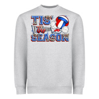 Heather Grey tis' the season volleyball Heavyweight Sweatshirt - Zillion Design Studio