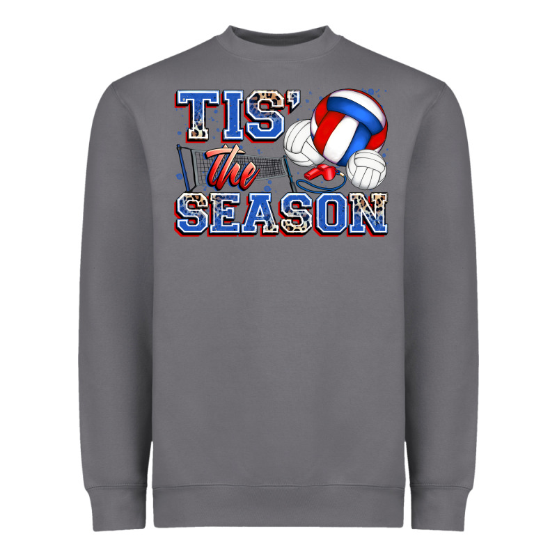Tis' The Season Volleyball Heavyweight Sweatshirt by Zillion Design Studio | Teevron