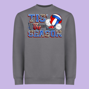 Tis' The Season Volleyball Heavyweight Sweatshirt Designed By Zillion Design Studio