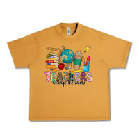 Peanut Butter Teachers Change The World Urban Heavy Tee - CowhideDigitalArt