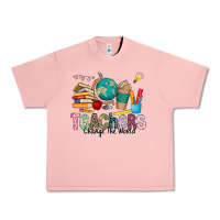 Salmon Teachers Change The World Urban Heavy Tee - CowhideDigitalArt