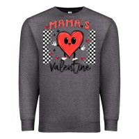 Charcoal Heather mama's valentine Premium Sweatshirt - MaliasSmallBusiness