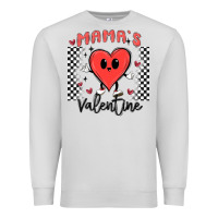 Dove Grey mama's valentine Premium Sweatshirt - MaliasSmallBusiness