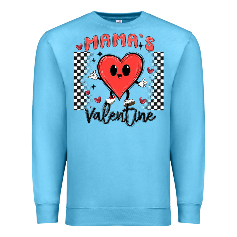Mama's Valentine Premium Sweatshirt by MaliasSmallBusiness | Teevron