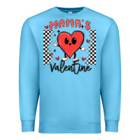Ocean Blue mama's valentine Premium Sweatshirt - MaliasSmallBusiness