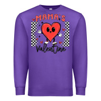 Purple mama's valentine Premium Sweatshirt - MaliasSmallBusiness