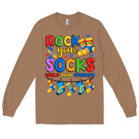 Toasted Coconut rock your  world down syndrome Long Sleeve Tee - Artiststas
