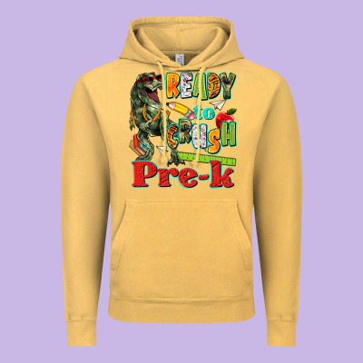 Ready To Crush Pre K Vintage Hoodie Designed By Texasbilliewilder