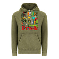 Vintage Olive ready to crush pre k Vintage Hoodie - texasbilliewilder